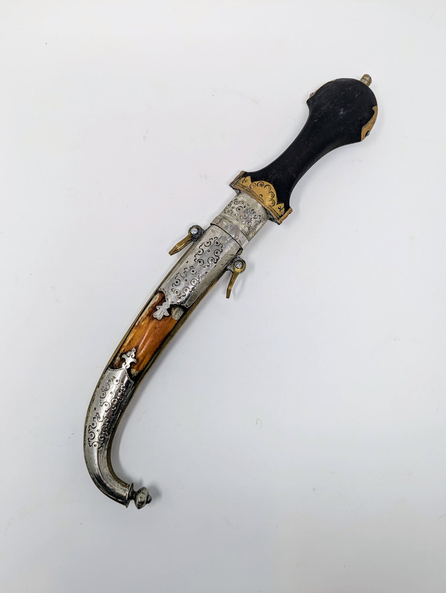 Vintage Moroccan Berber Koummya Jambiya Dagger