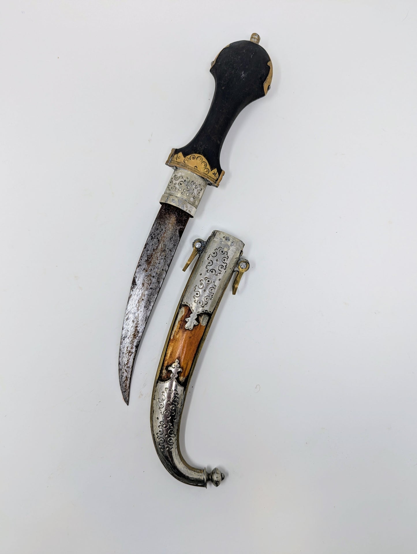 Vintage Moroccan Berber Koummya Jambiya Dagger