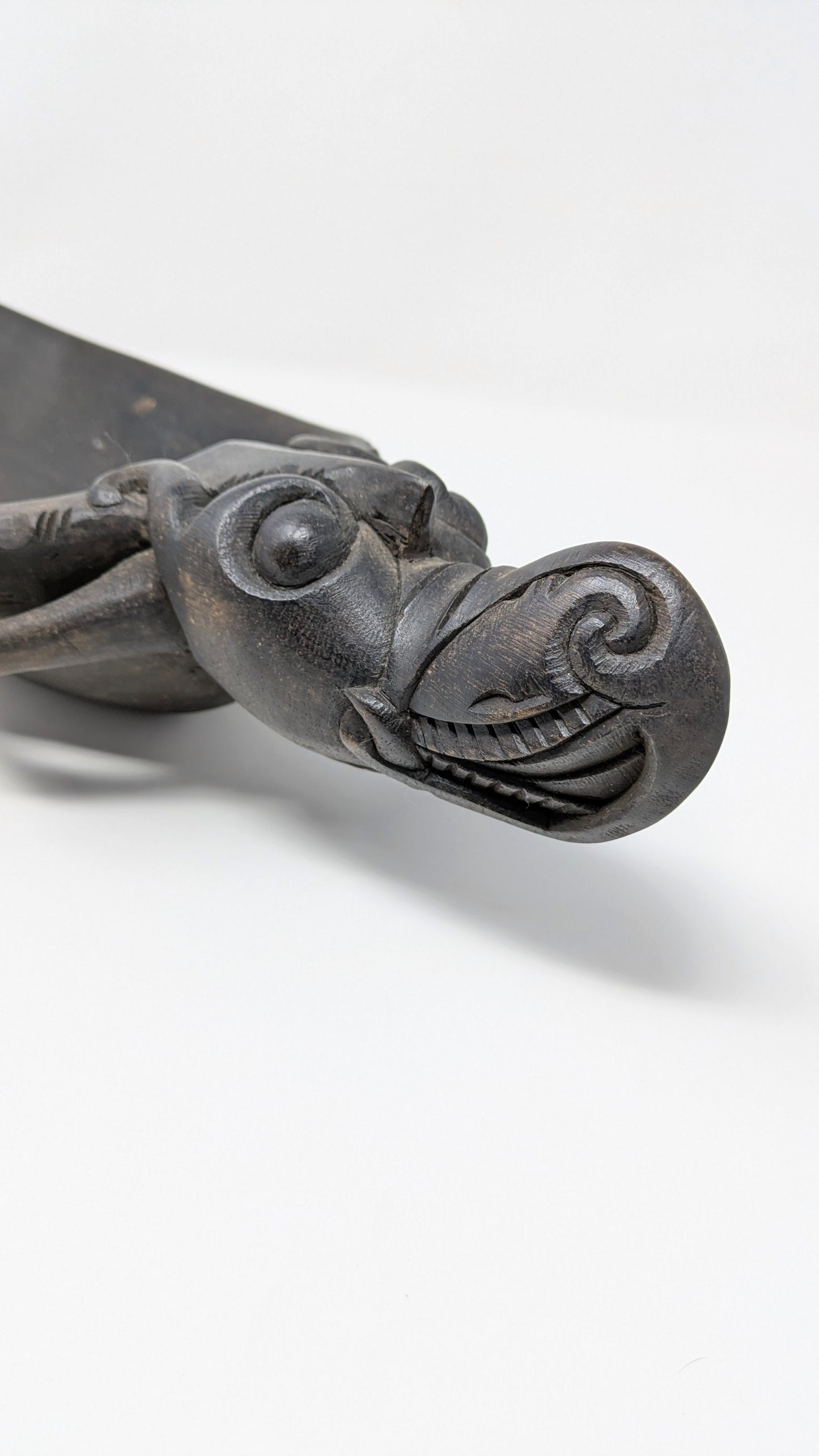 1930s-1940s Borneo Dayak Tribe "Aso" Dragon Dog Bowl