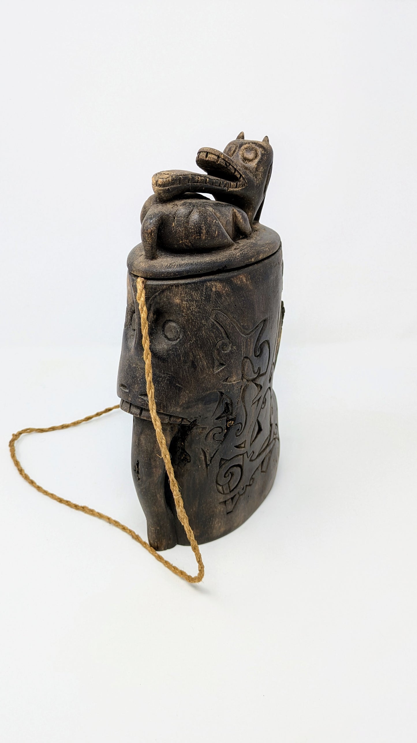 Borneo Tribe 1940s Dayak Bahau Water Container
