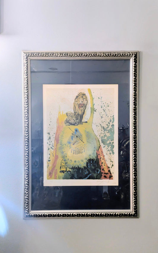 Signed Artist Proof "DREAMS OF SOLOMON & SHEBA" by Salvador Dali (1975)