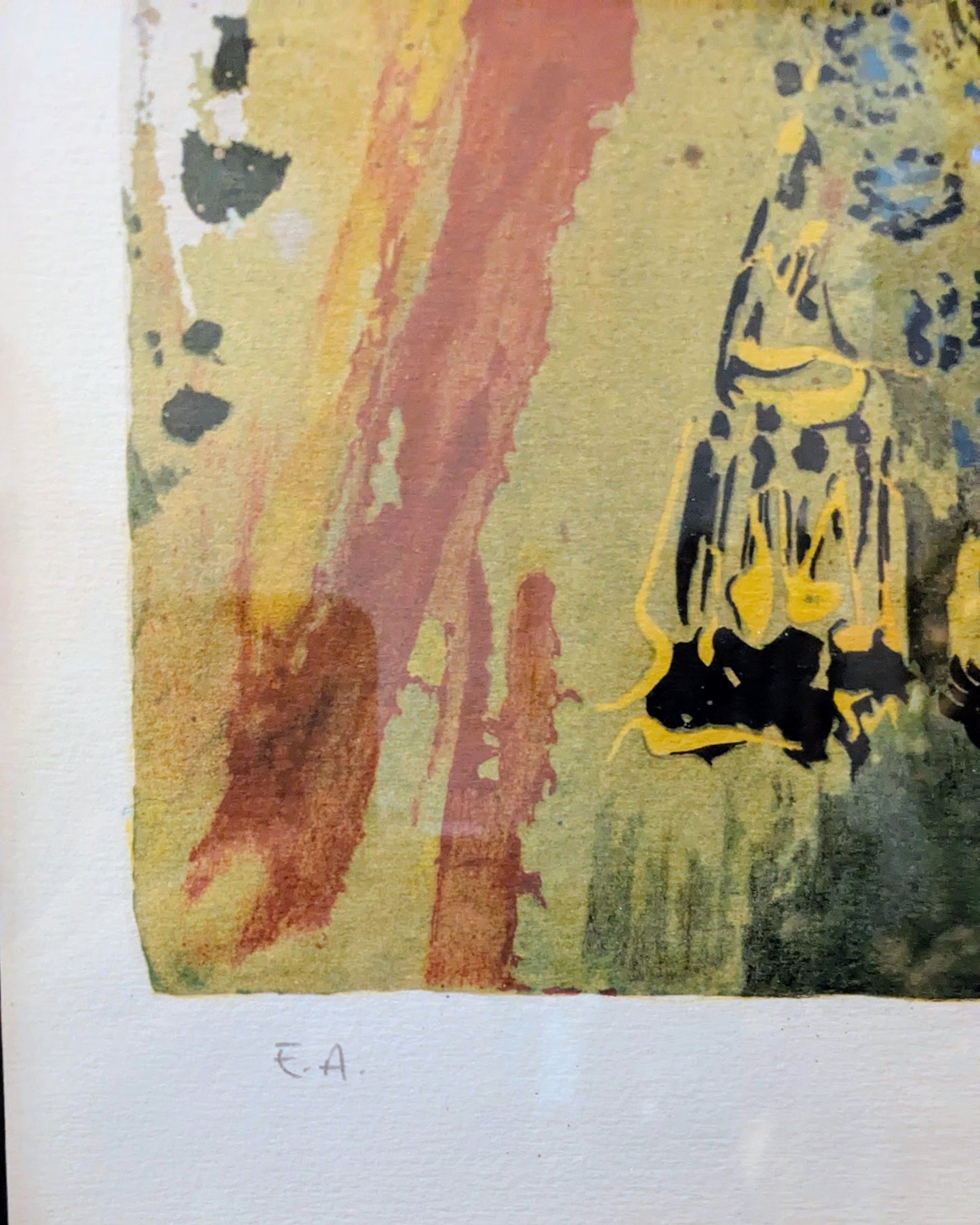 Signed Artist Proof "DREAMS OF SOLOMON & SHEBA" by Salvador Dali (1975)