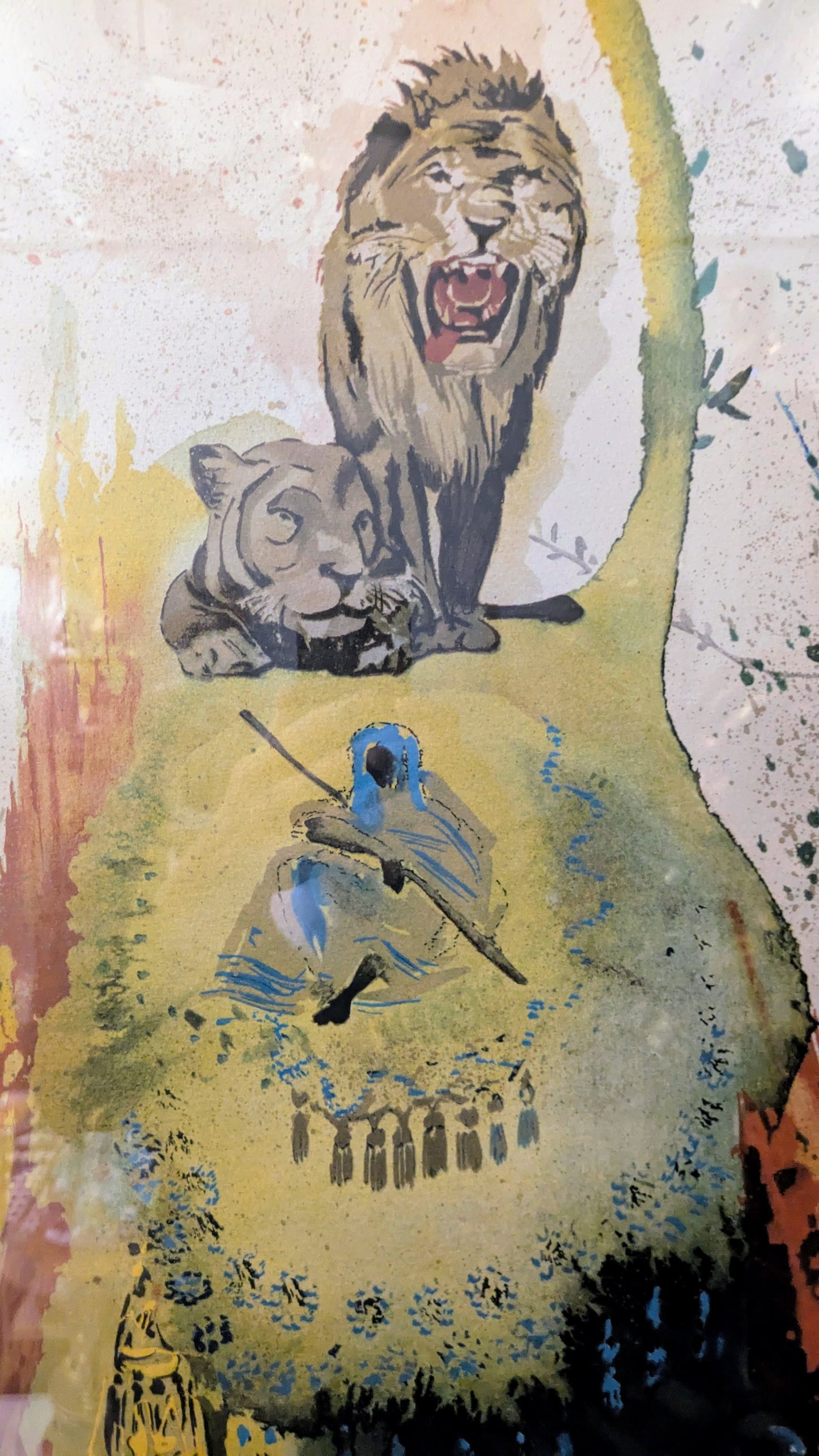 Signed Artist Proof "DREAMS OF SOLOMON & SHEBA" by Salvador Dali (1975)