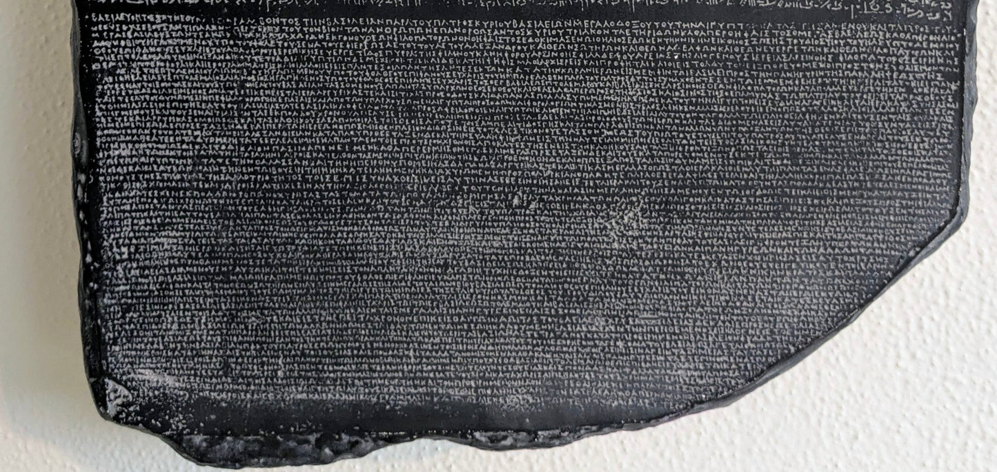 RARE Rosetta Stone Replica by Alva Studios (1965)