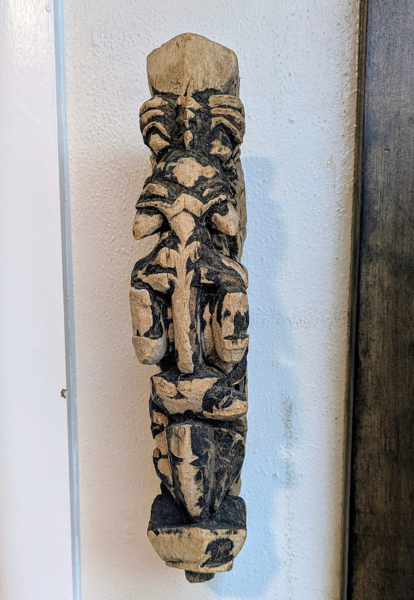 Antique Hand-Carved "Yali" from Southern India (c. mid-to-late 19th Century)