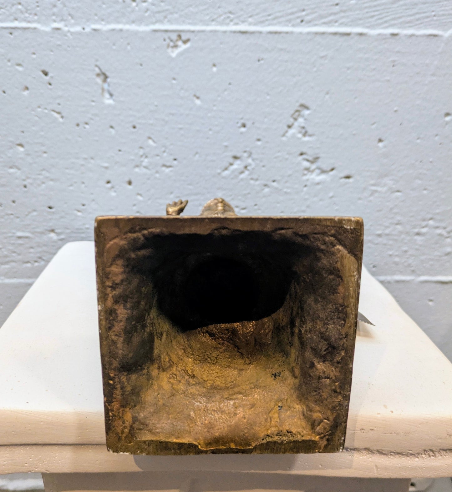 Early 20th Century Brass Statue: Lord Vishnu