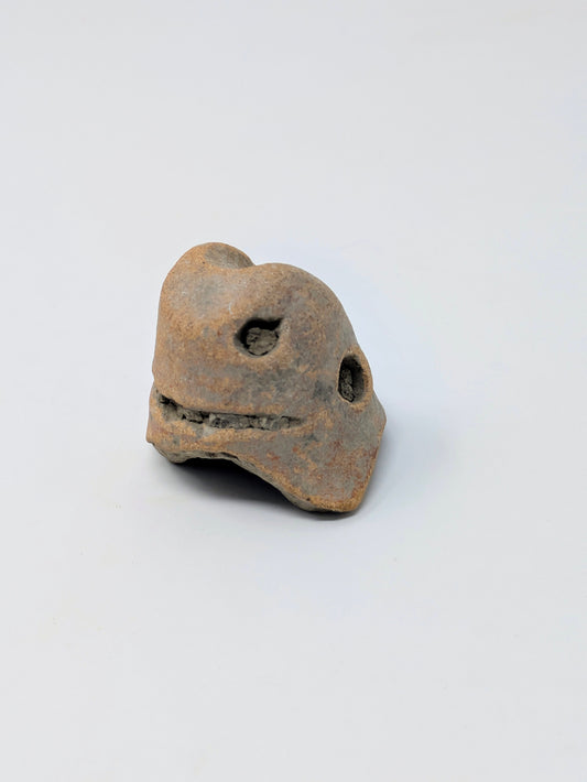 Pre-Columbian Frog or Turtle Effigy/Whistle Fragment (Coast Rica)