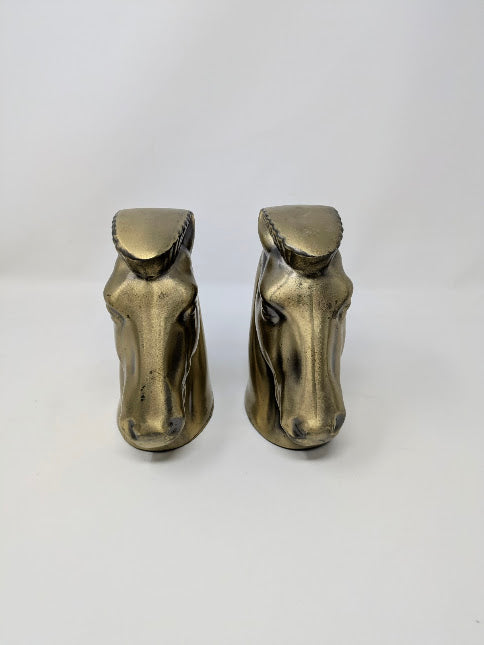 1970s Art Deco Trojan Horse Bookends