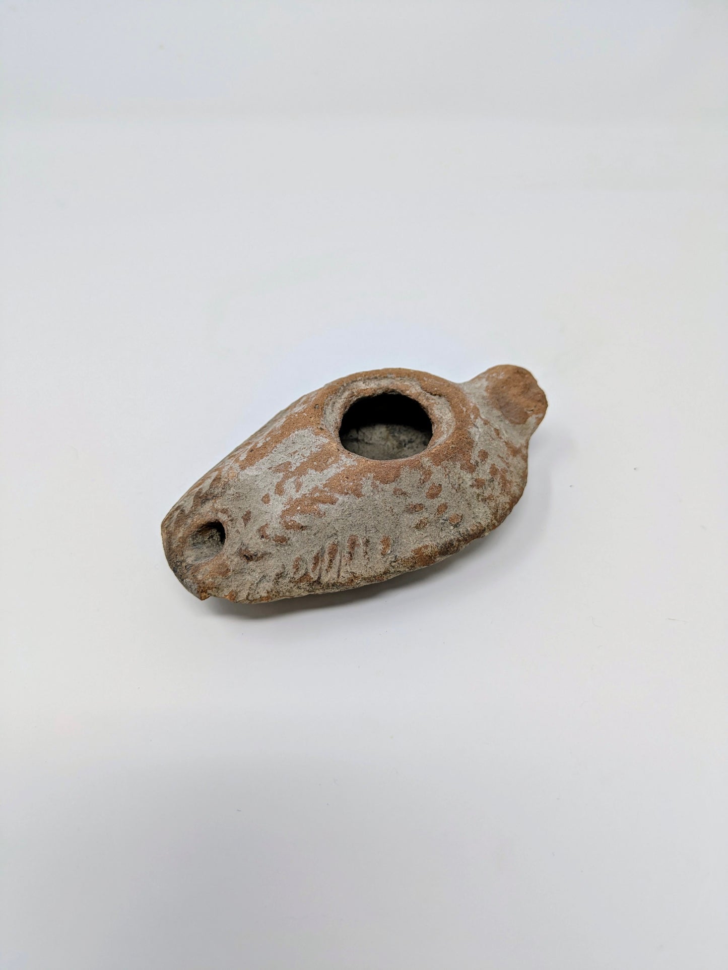 Ancient Byzantine Terracotta Oil Lamp (c. 4th Century CE)