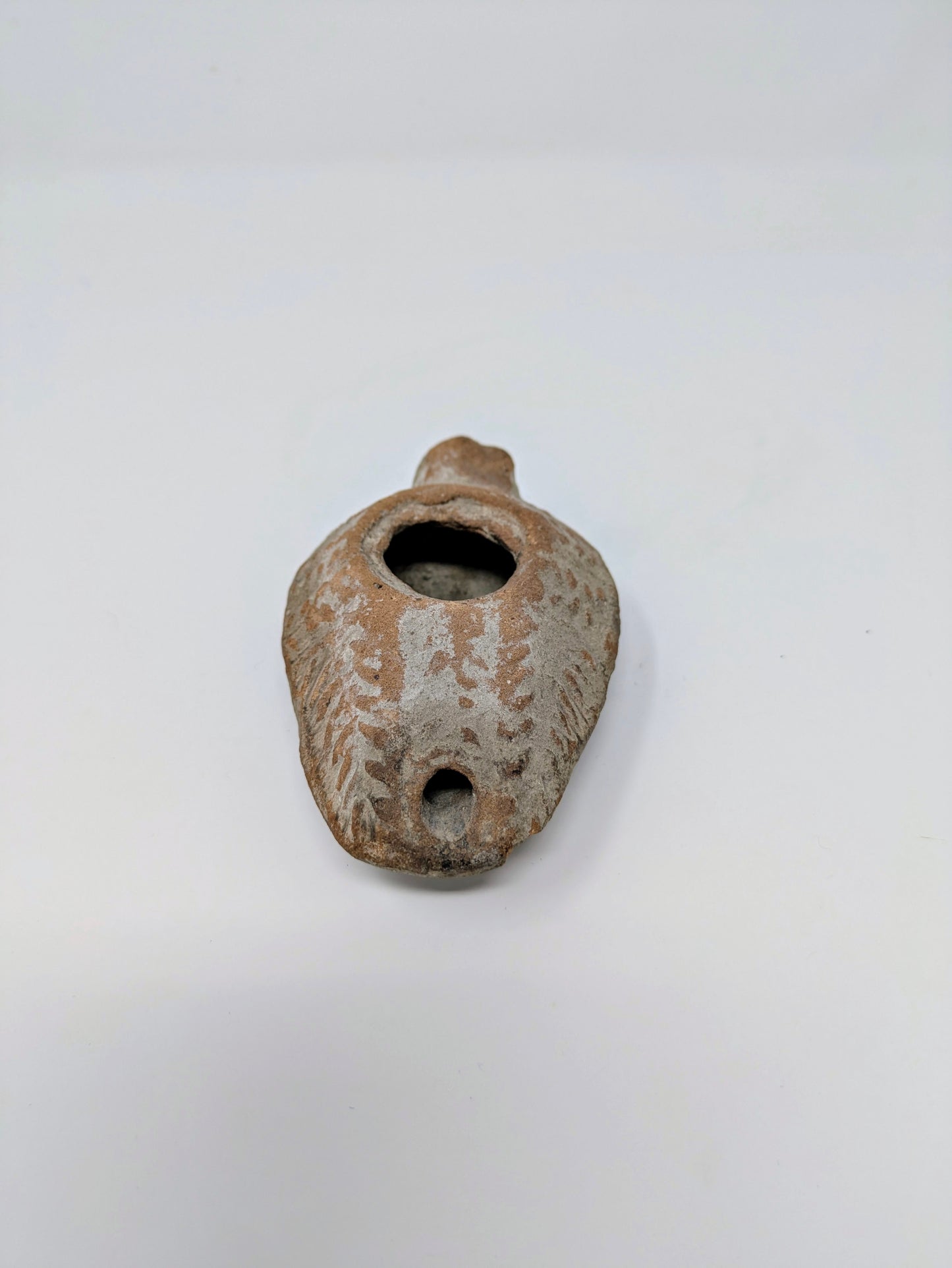 Ancient Byzantine Terracotta Oil Lamp (c. 4th Century CE)