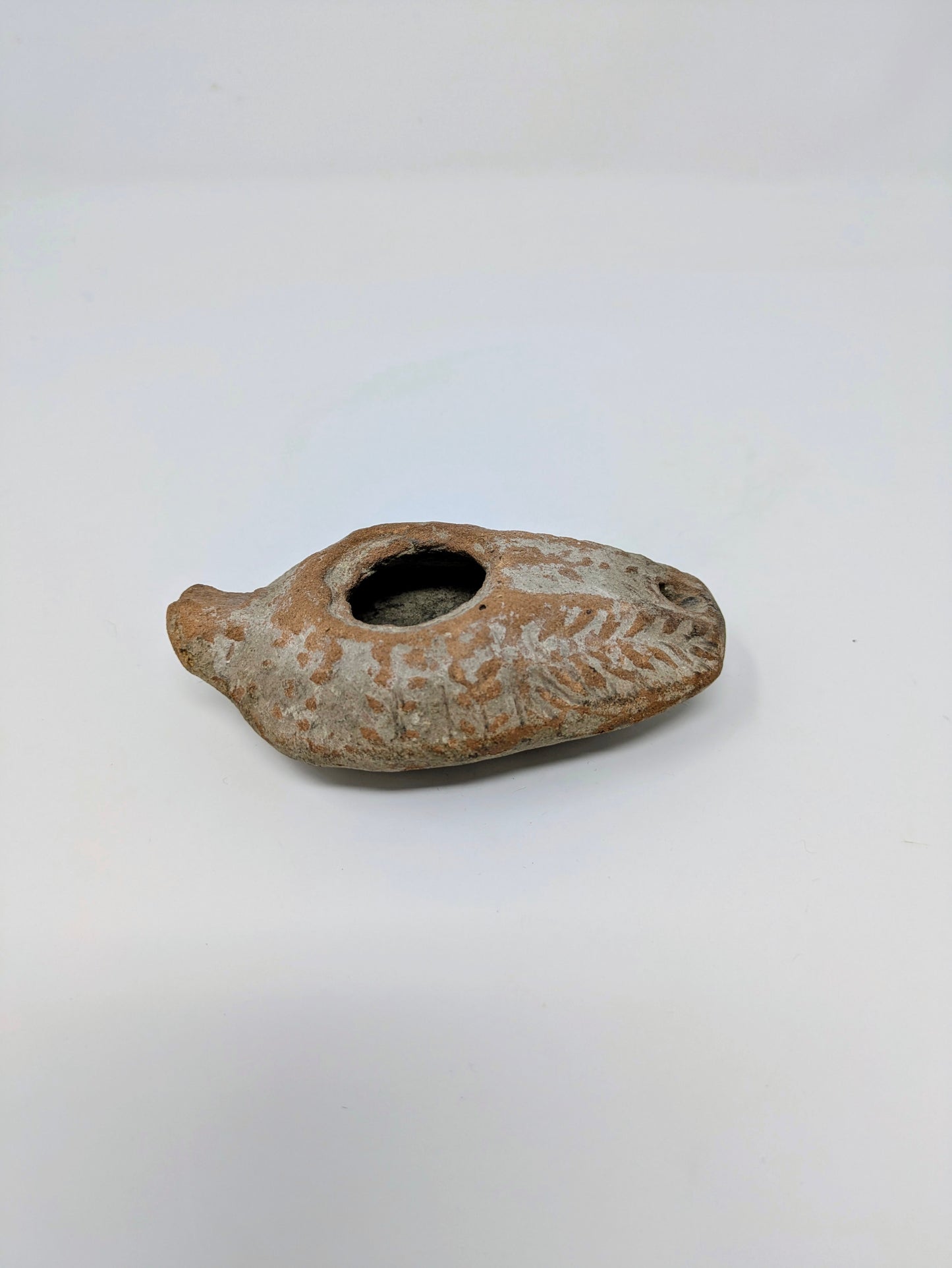 Ancient Byzantine Terracotta Oil Lamp (c. 4th Century CE)
