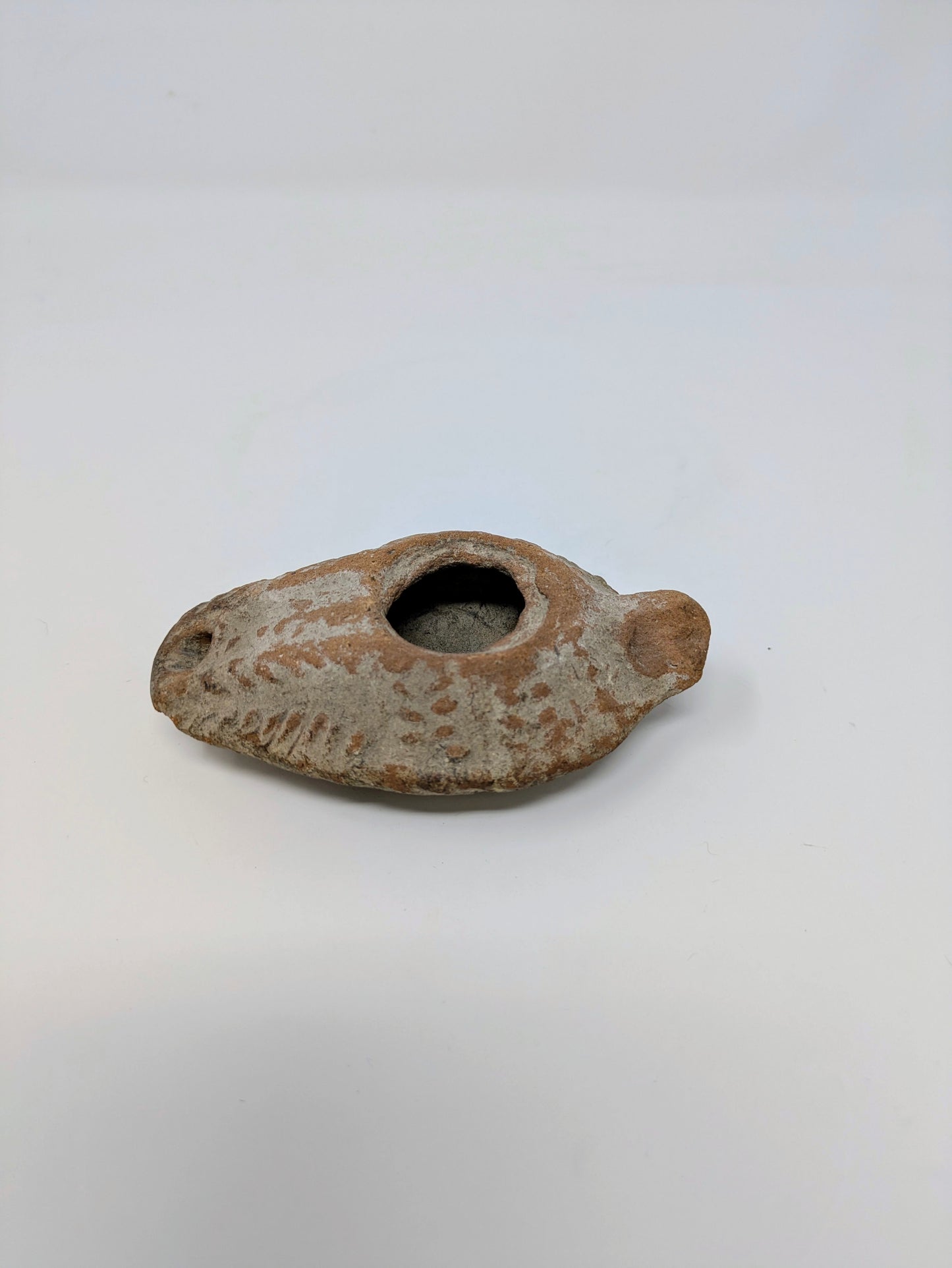 Ancient Byzantine Terracotta Oil Lamp (c. 4th Century CE)