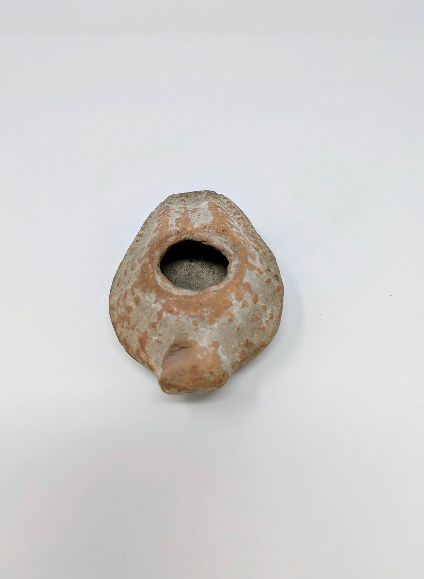 Ancient Byzantine Terracotta Oil Lamp (c. 4th Century CE)