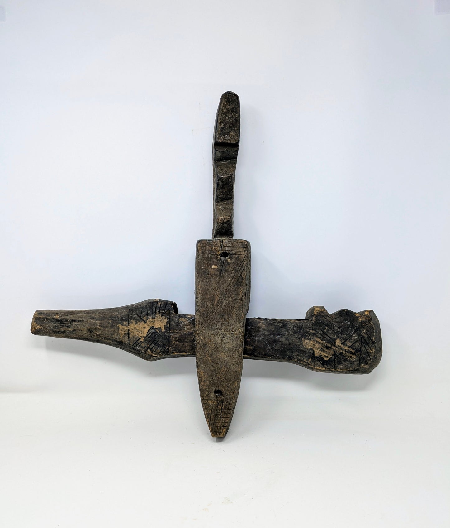 Antique Hand-Carved Bamana Door Lock