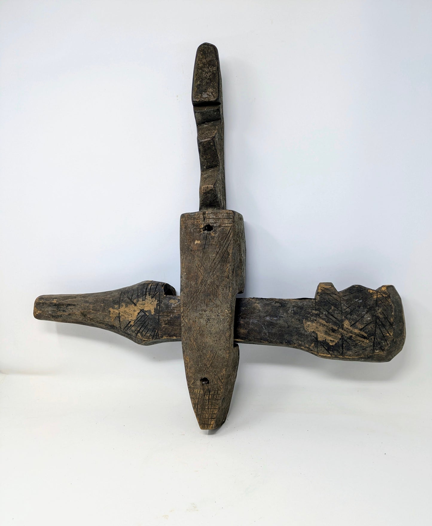 Antique Hand-Carved Bamana Door Lock