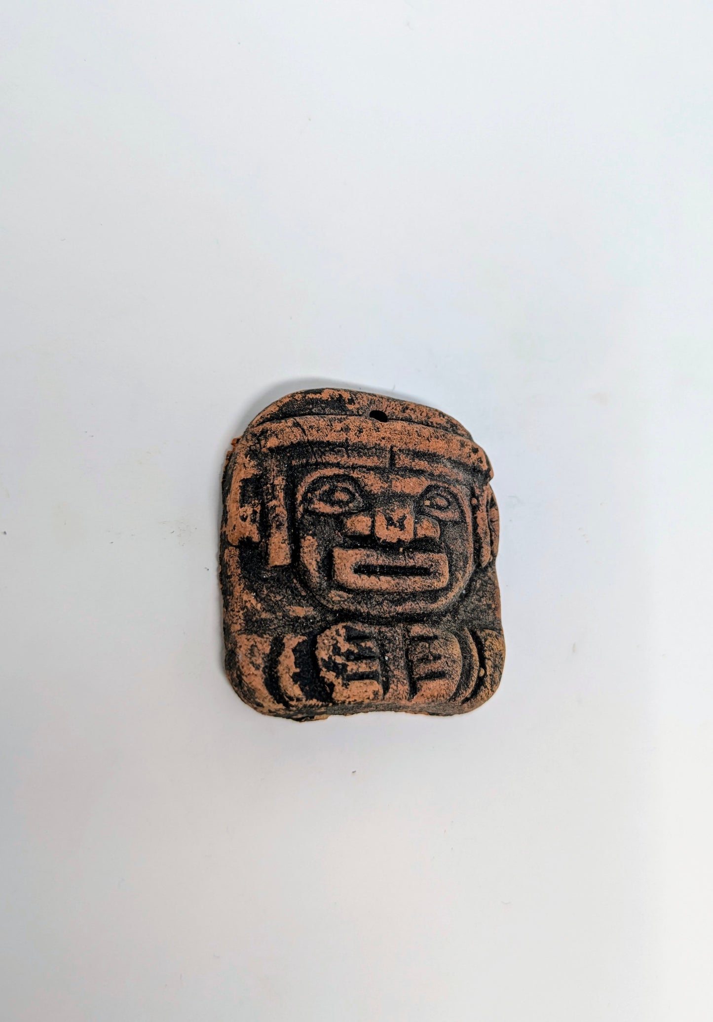 Vintage Peruvian/Inca Clay Pendants (2)