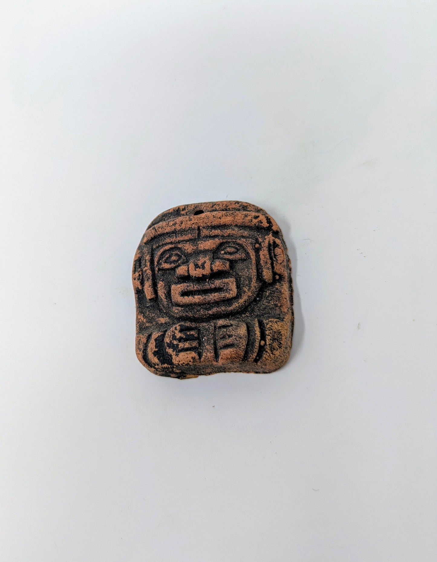 Vintage Peruvian/Inca Clay Pendants (2)