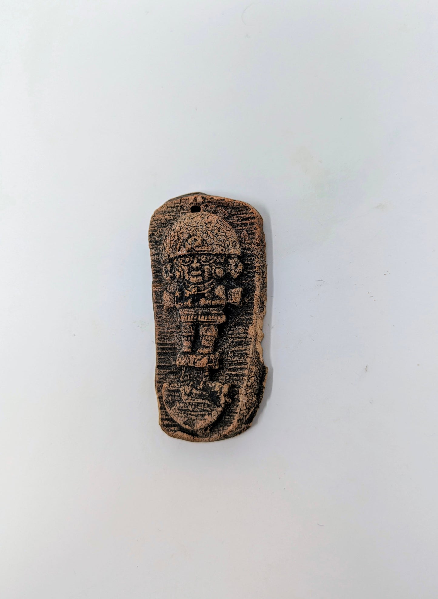 Vintage Peruvian/Inca Clay Pendants (2)