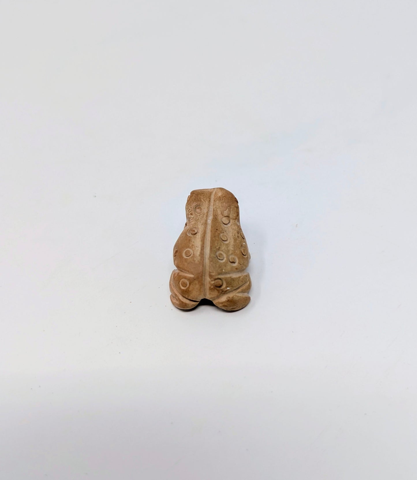 Vintage Pre-Columbian Style Clay Frog Ocarina