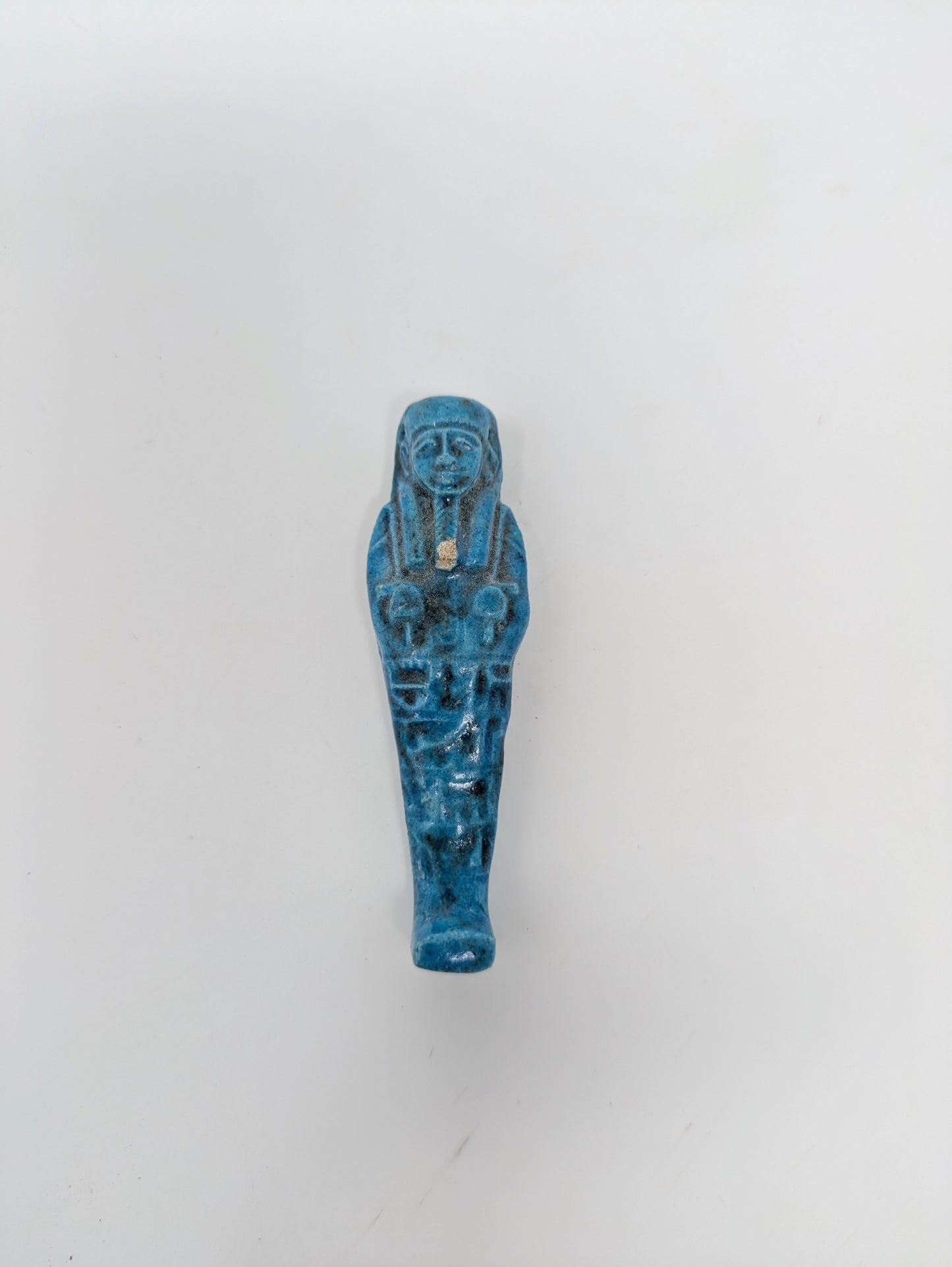 Antique Faience Shabti Pendant: Egyptian Revival Period