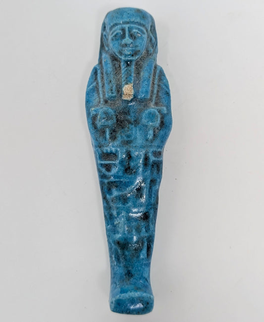 Antique Faience Shabti Pendant: Egyptian Revival Period