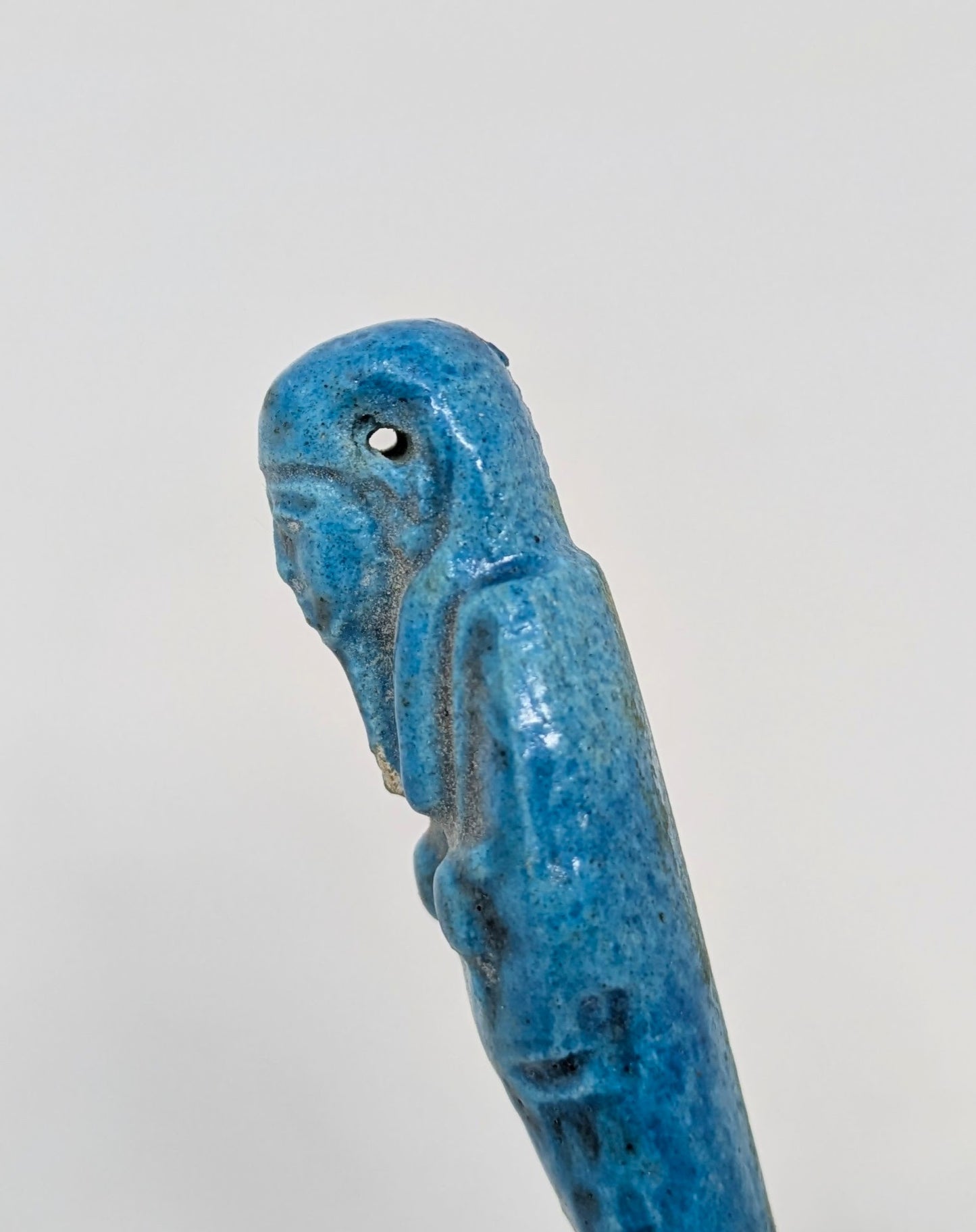 Antique Faience Shabti Pendant: Egyptian Revival Period