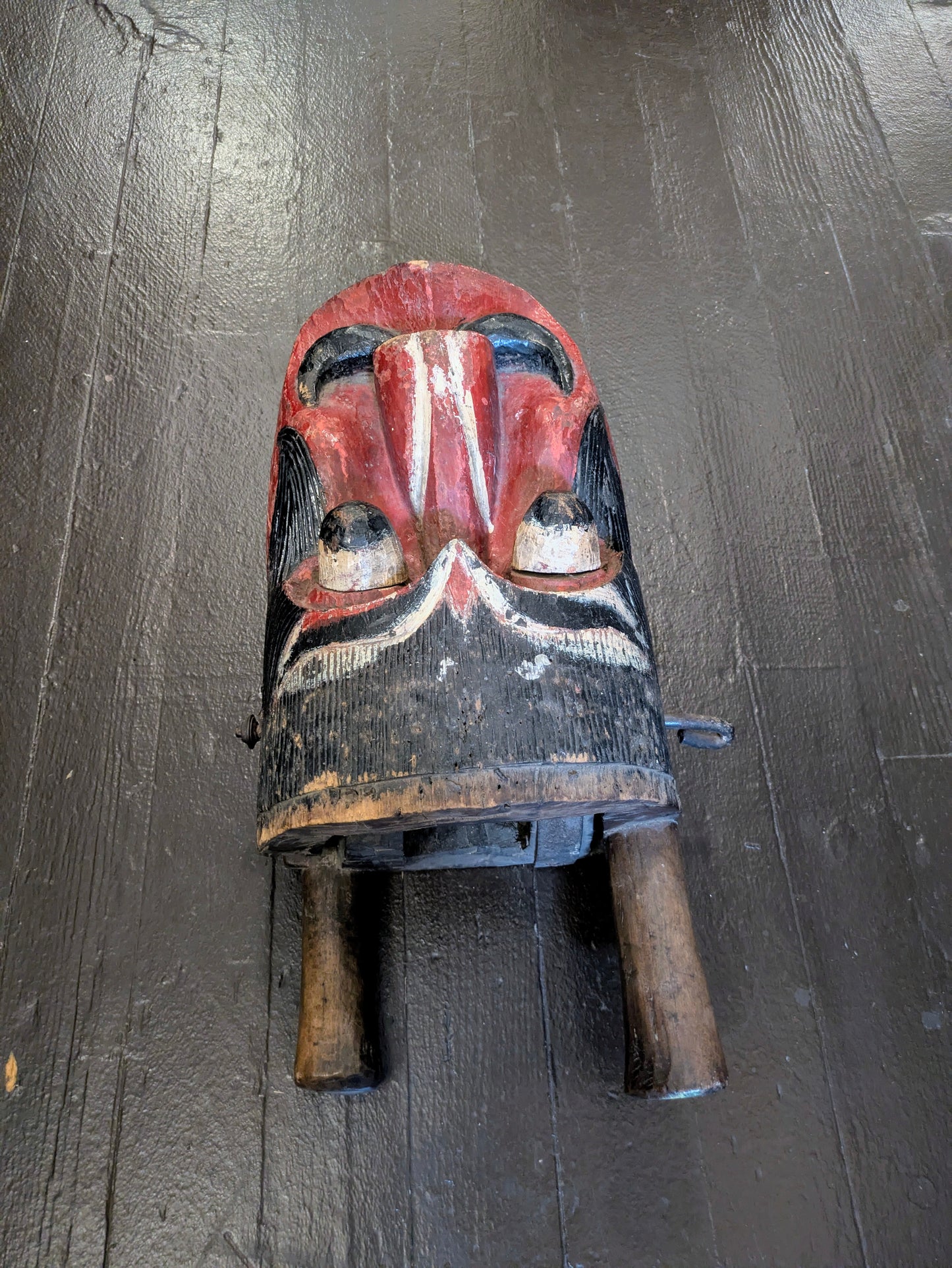 Antique Handcrafted Balinese/Javanese Articulating Puppet Head