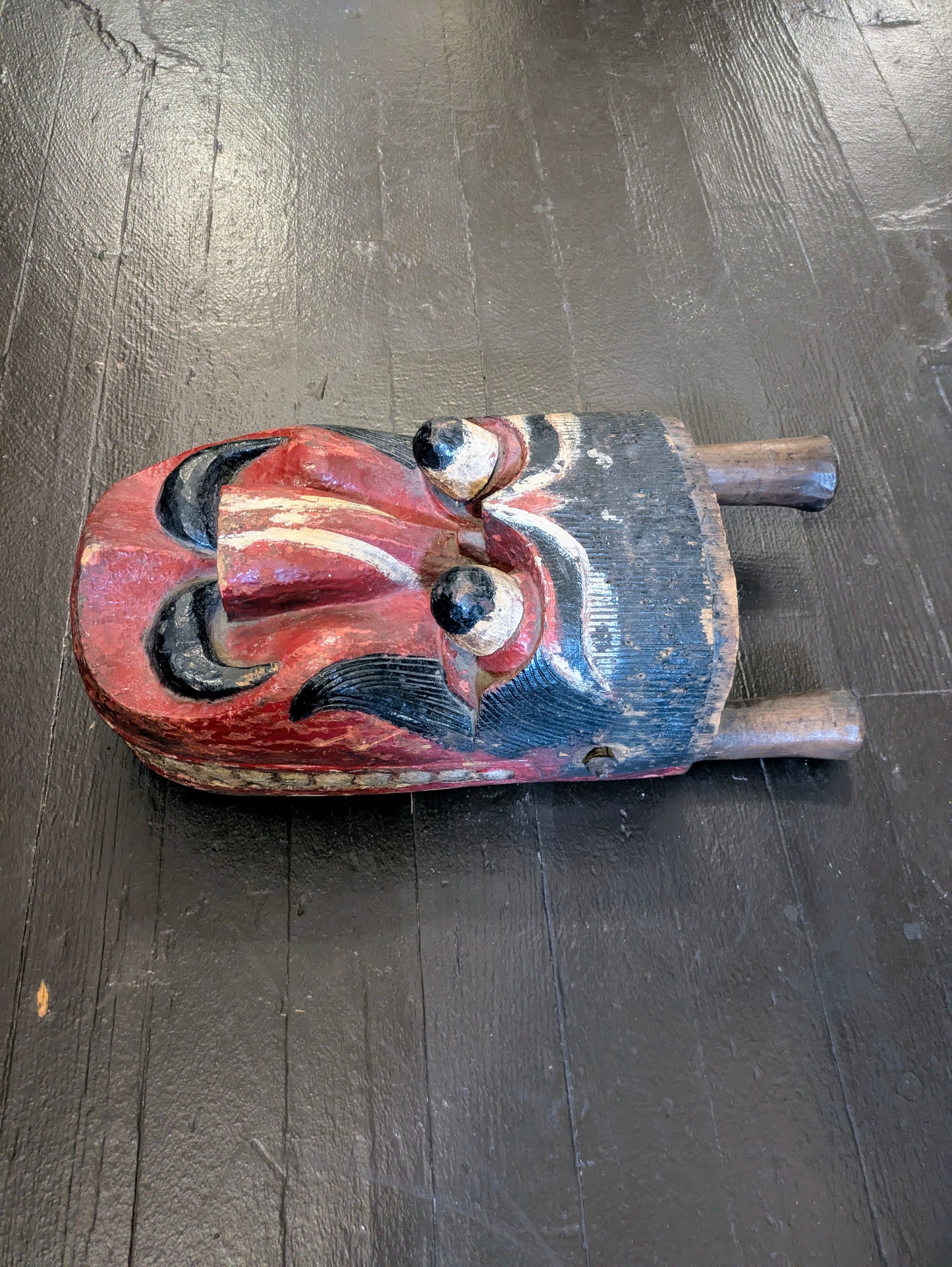 Antique Handcrafted Balinese/Javanese Articulating Puppet Head