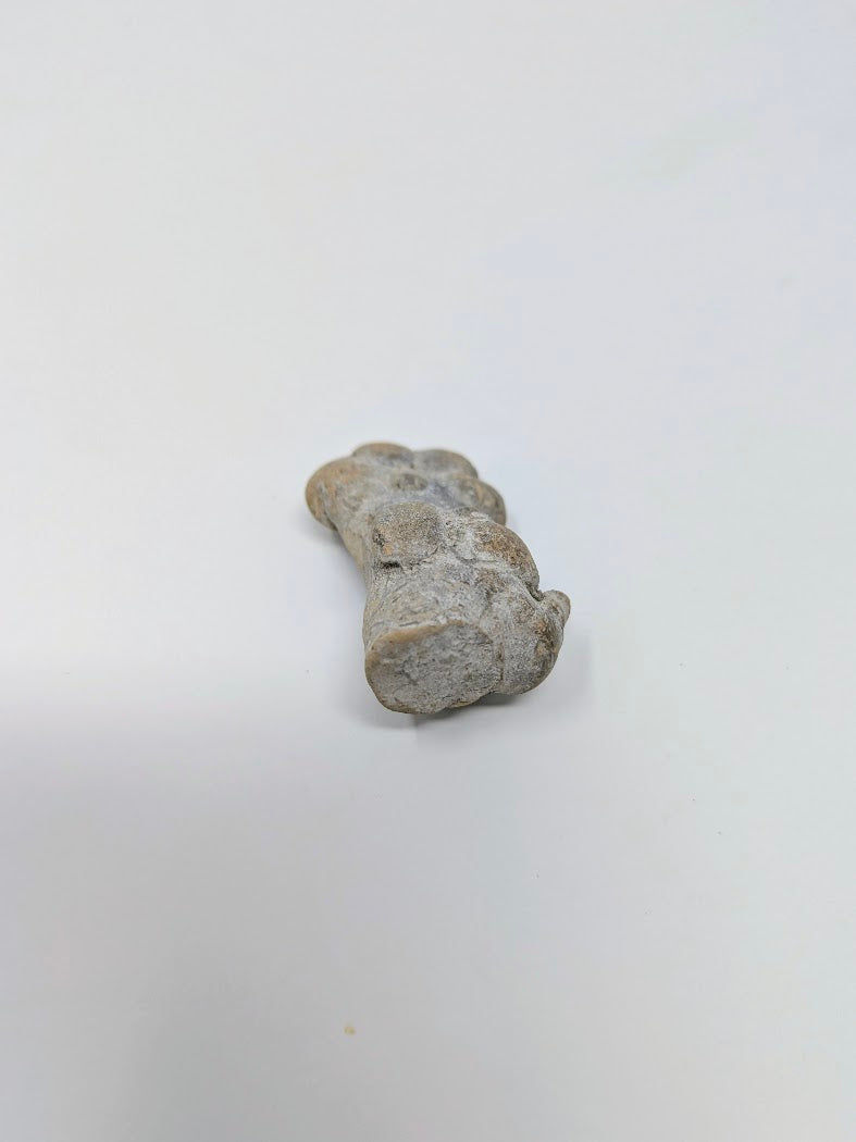 Pre-Columbian Clay Head Pendant Fragment: (c. 450AD-700AD)