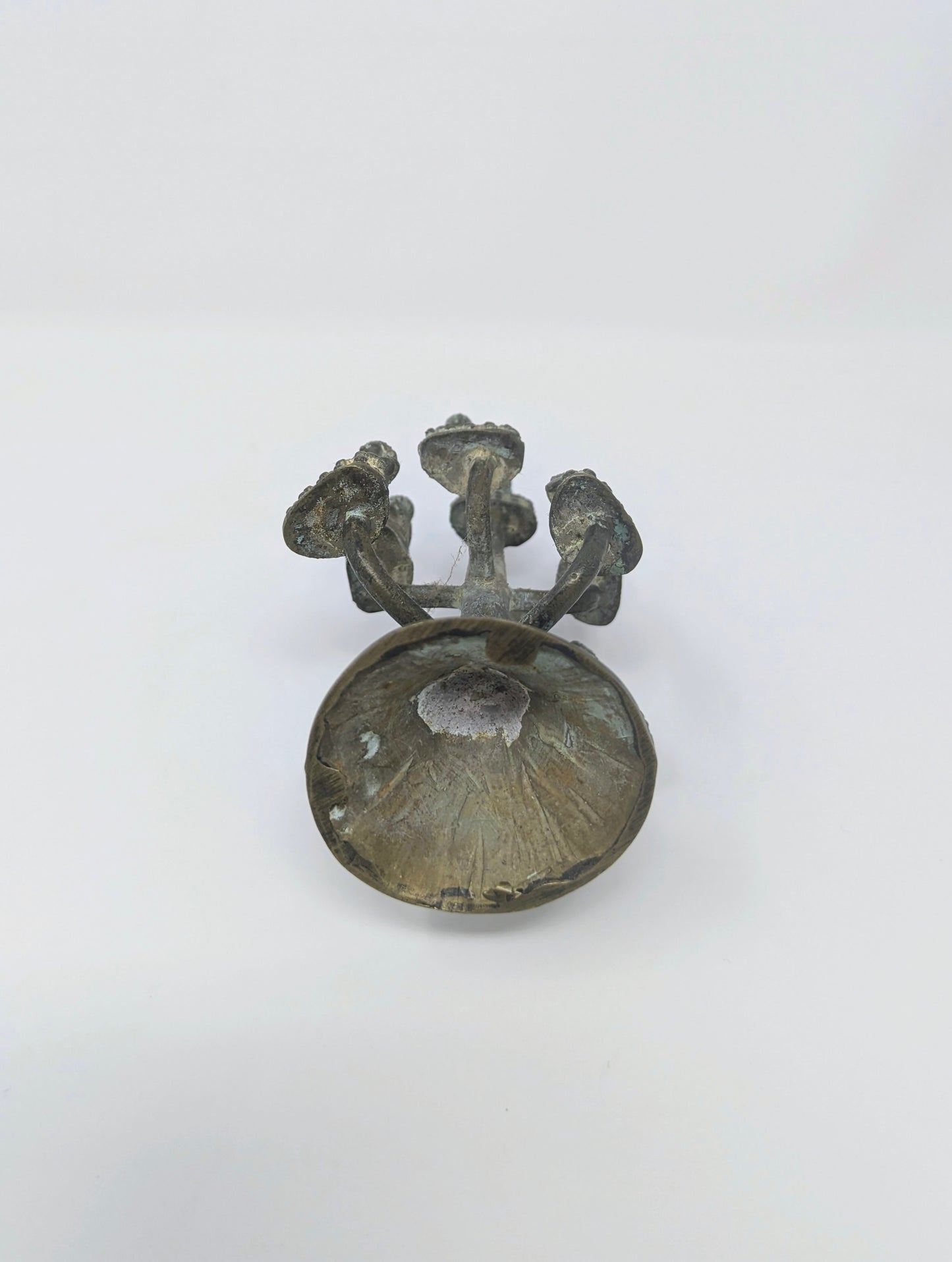 Antique Bronze Thai "Amitabha Buddha on Bodhi Tree" Sculpture
