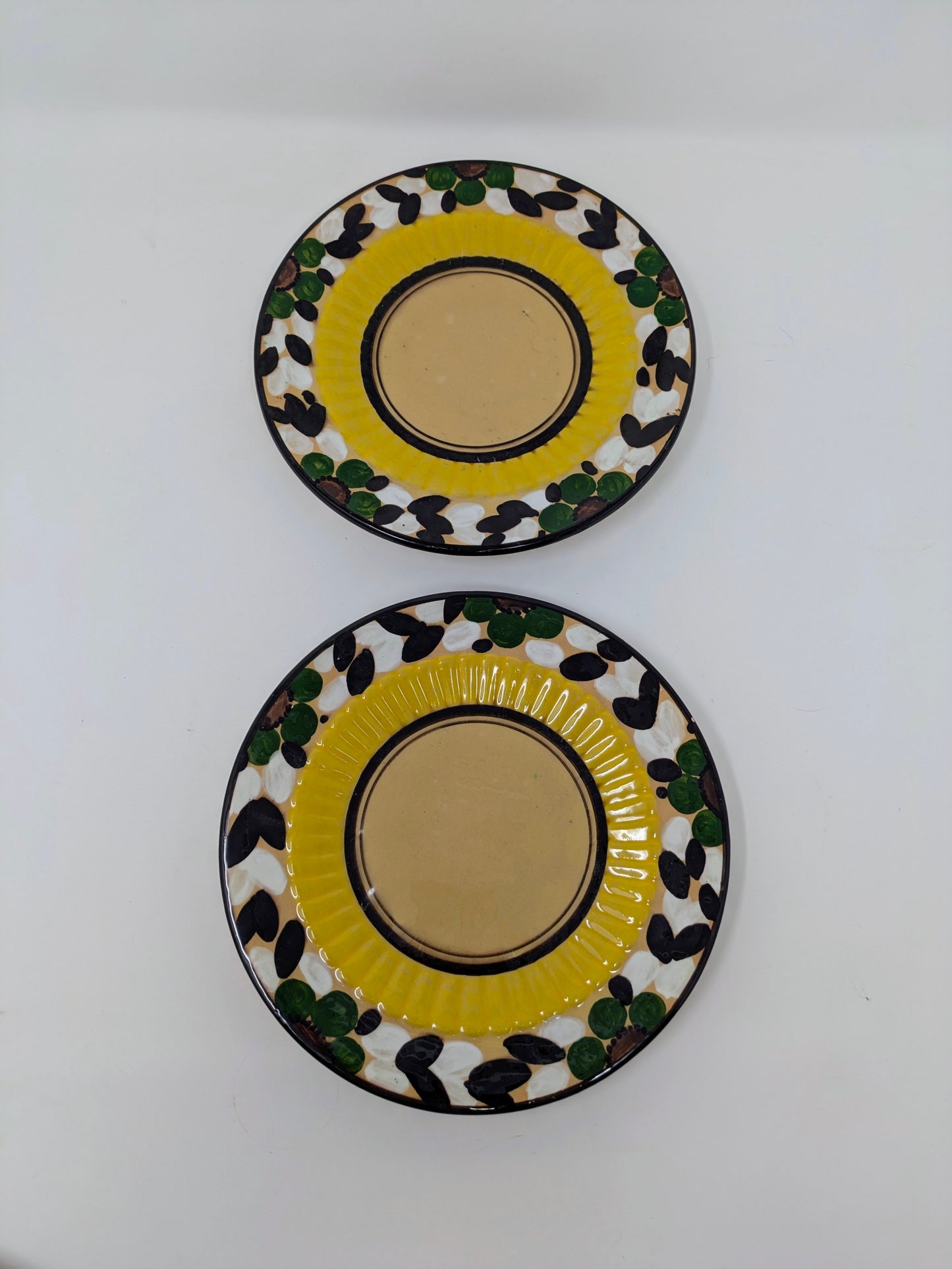 (4) Vintage Italian Hand-Painted Salad Plates