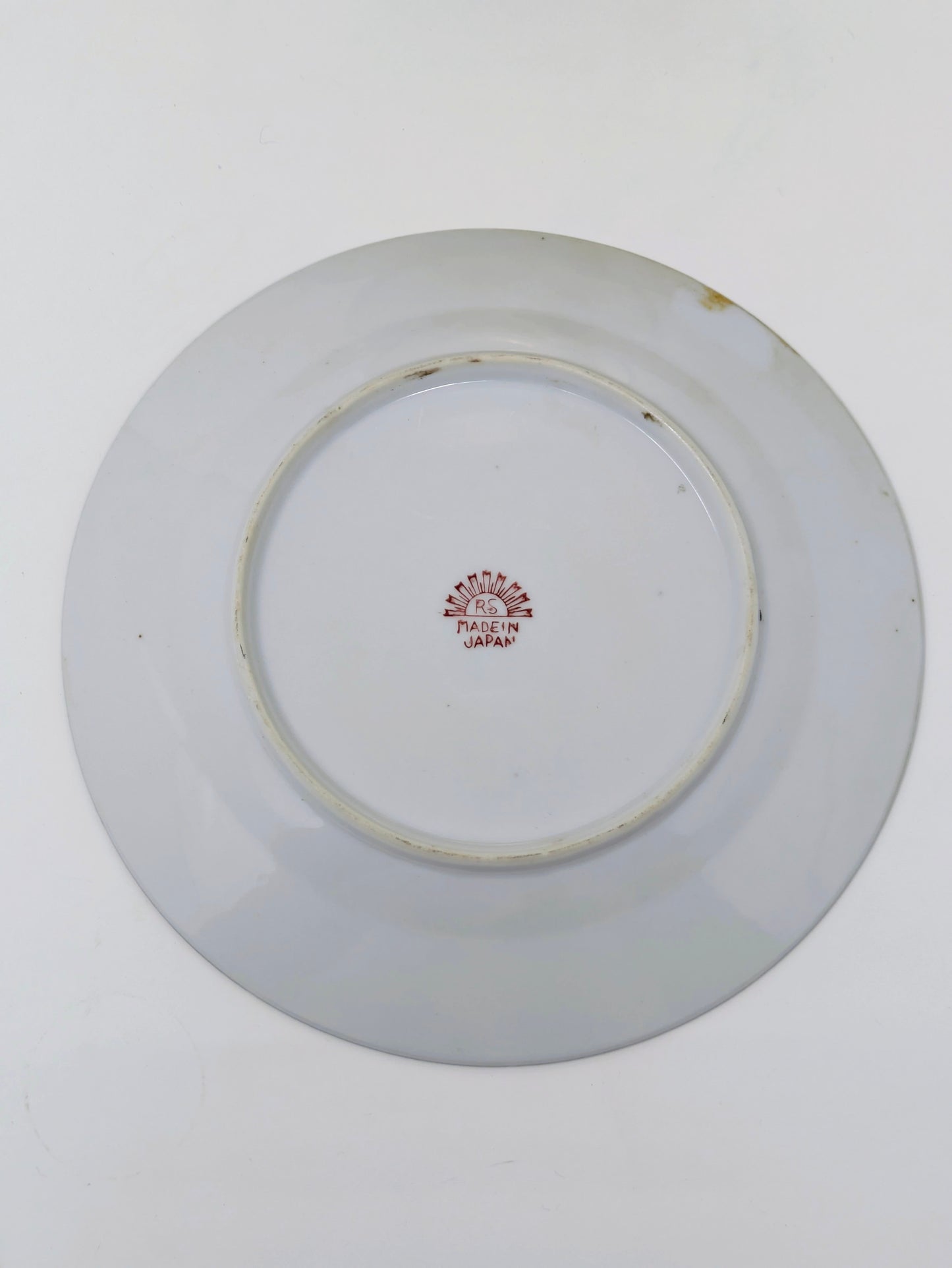 1930s Japanese Nippon Era Hand-Painted "1000 Faces" Salad Plates