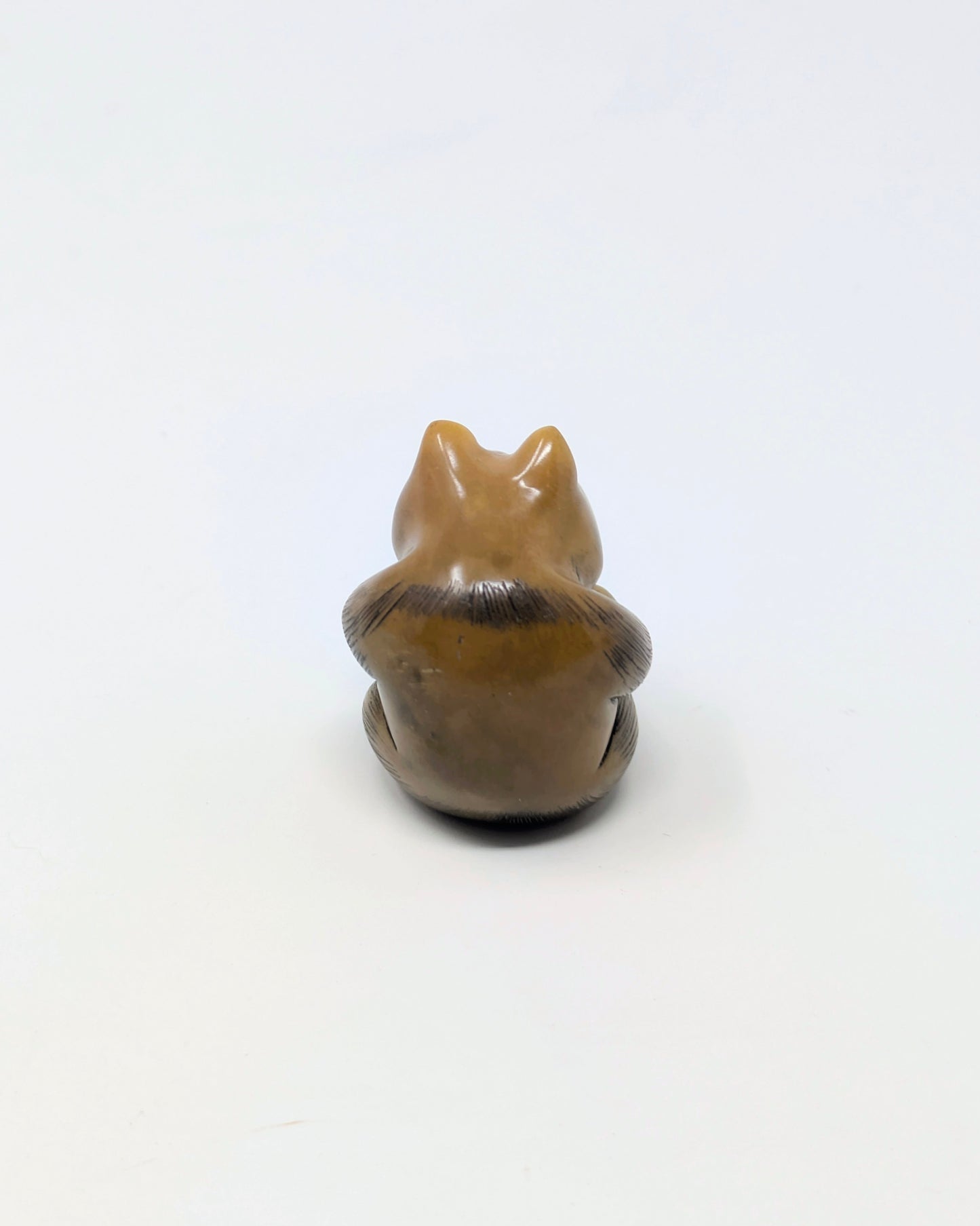 Vintage Japanese Carved & Polished Panda Netsuke
