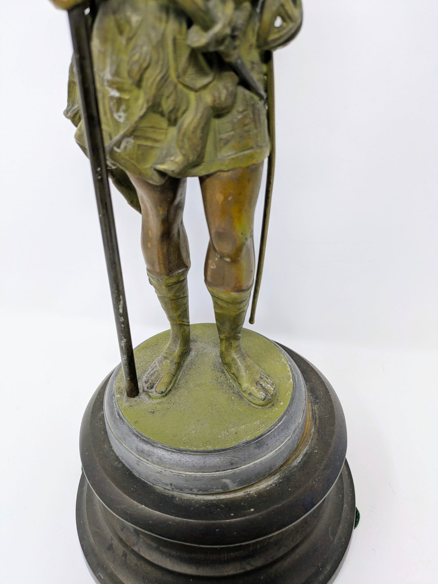 Late 19th / Early 20th Century Renaissance Style Italian Spelter Guards