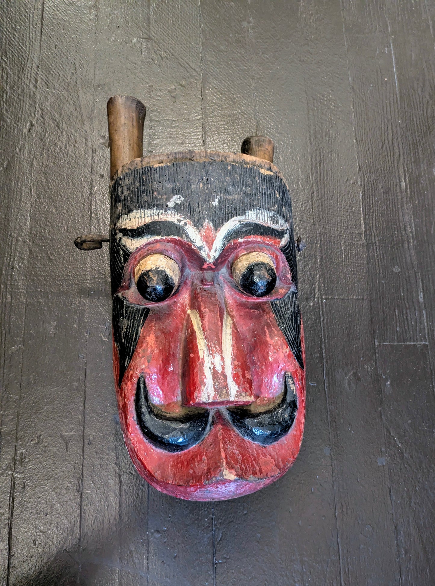 Antique Handcrafted Balinese/Javanese Articulating Puppet Head