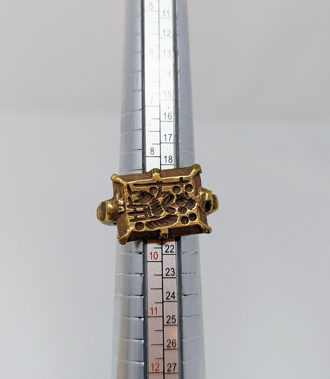 Antique Roman Bronze Signet Ring (c. 1st-4th Century A.D.)