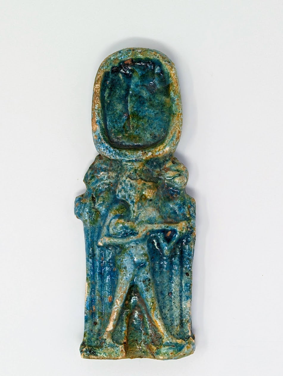 Antique Egyptian Pharaoh Plaque | Grand Tour Era (c 1780-1920s)