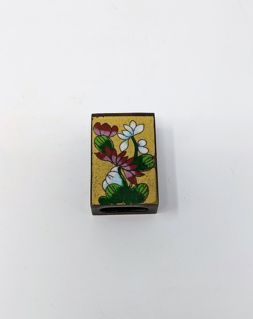 Antique Cloisonné Matchbox Holder & Ashtray | China (c. 1890-1910)