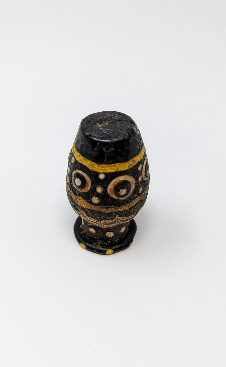 Antique Phoenician Mosaic Glass Bottle (c. 300 A.D.)