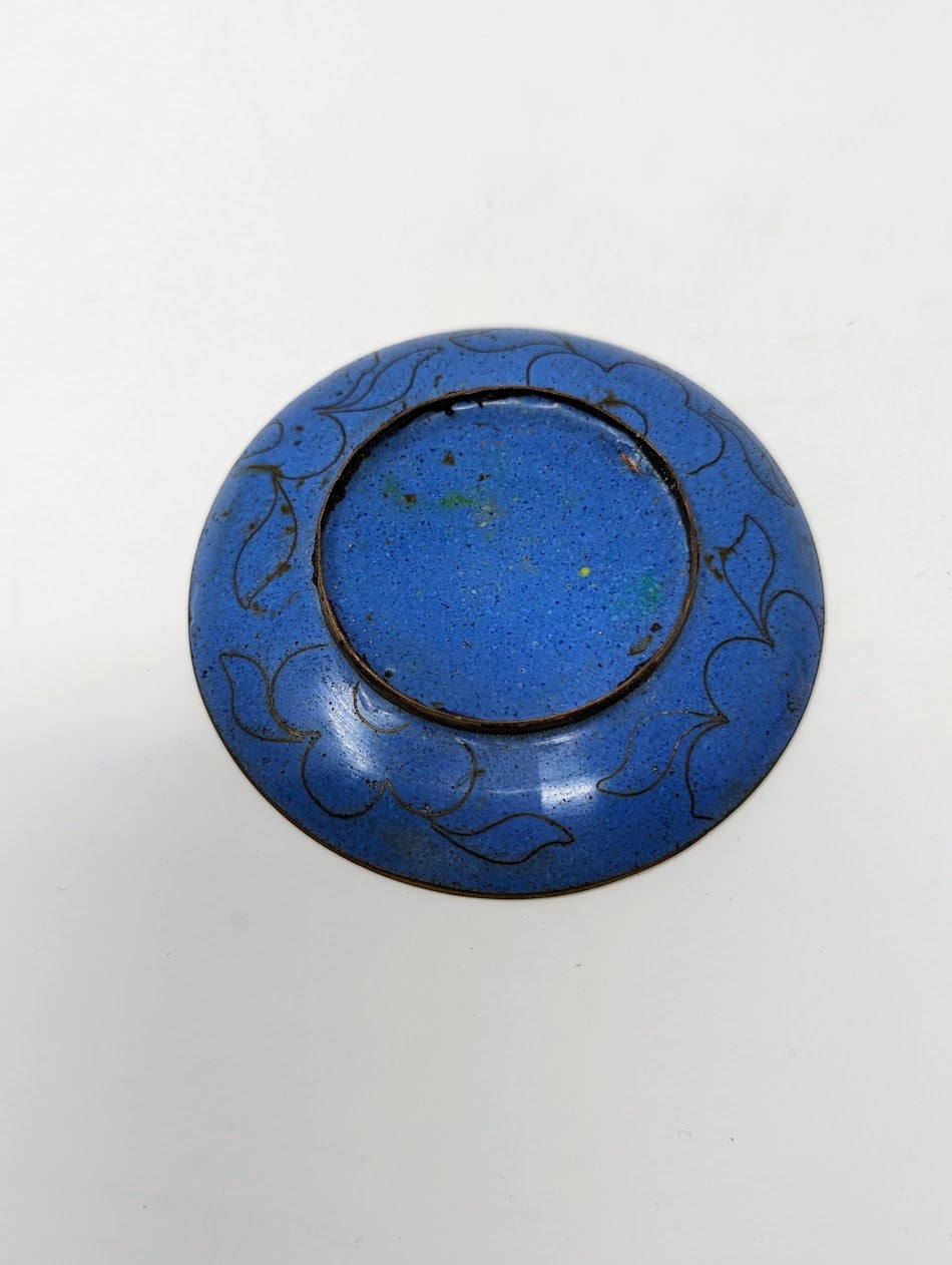 Antique Cloisonné Matchbox Holder & Ashtray | China (c. 1890-1910)
