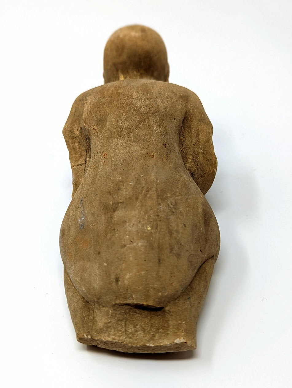 Antique Egyptian Carved Stone Statue: “BES” | Grand Tour Era (c. 1780-1920s)