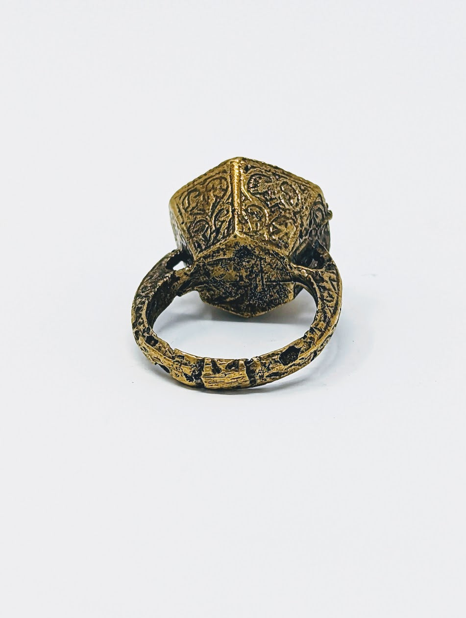 Antique Phoenician Ring | White Center-Stone (c. 300 A.D.)
