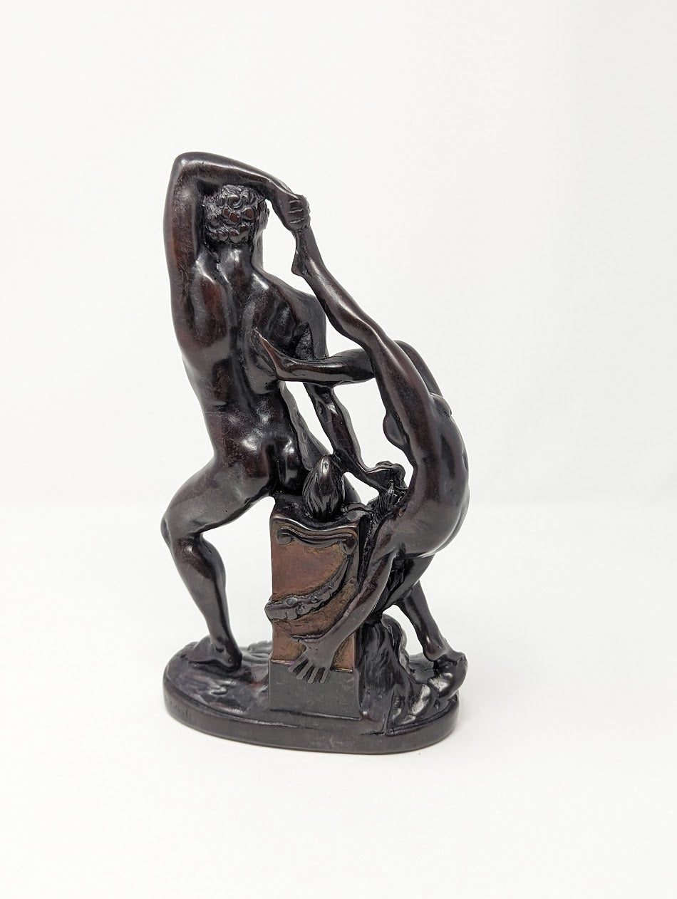 Vintage Hercules Sculpture "ERCOLE E LICA" | Made in Italy by G. Ruggeri