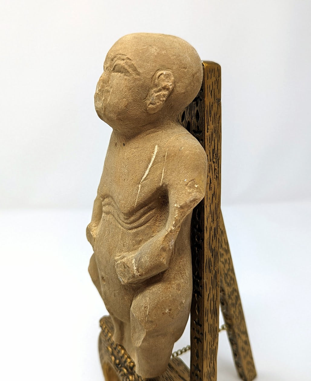 Antique Egyptian Carved Stone Statue: “BES” | Grand Tour Era (c. 1780-1920s)