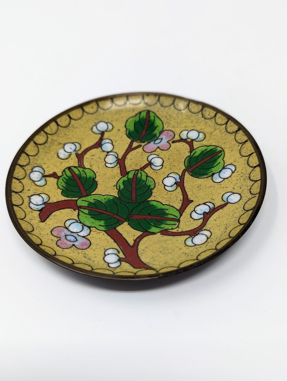 Antique Cloisonné Matchbox Holder & Ashtray | China (c. 1890-1910)