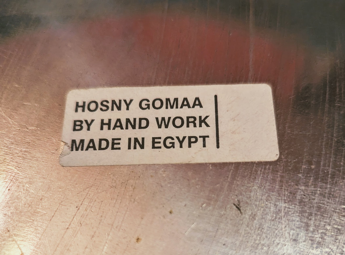 RARE 1950s Hand-Made King Ramses Egyptian Metalwork Wall Art