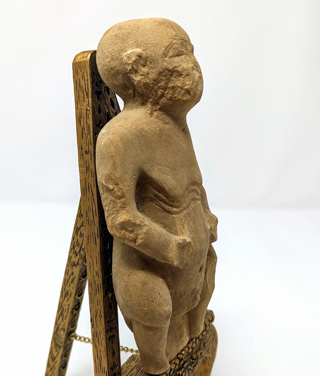 Antique Egyptian Carved Stone Statue: “BES” | Grand Tour Era (c. 1780-1920s)