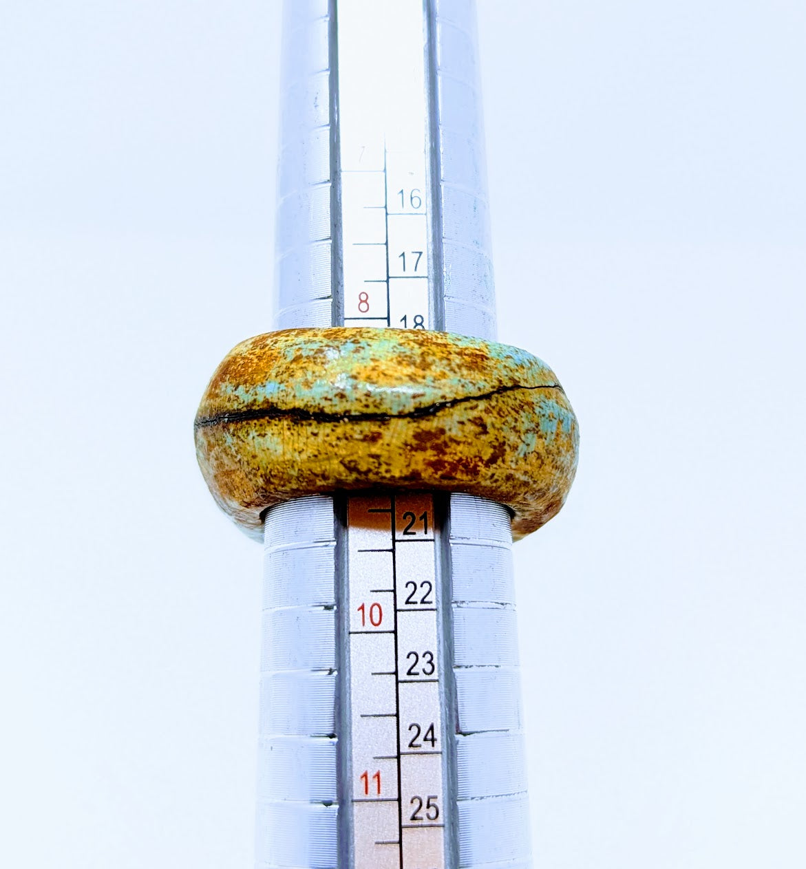 Antique Egyptian Faience-Glazed "Falcon" Ring | Grand Tour Era (c 1780-1920s)