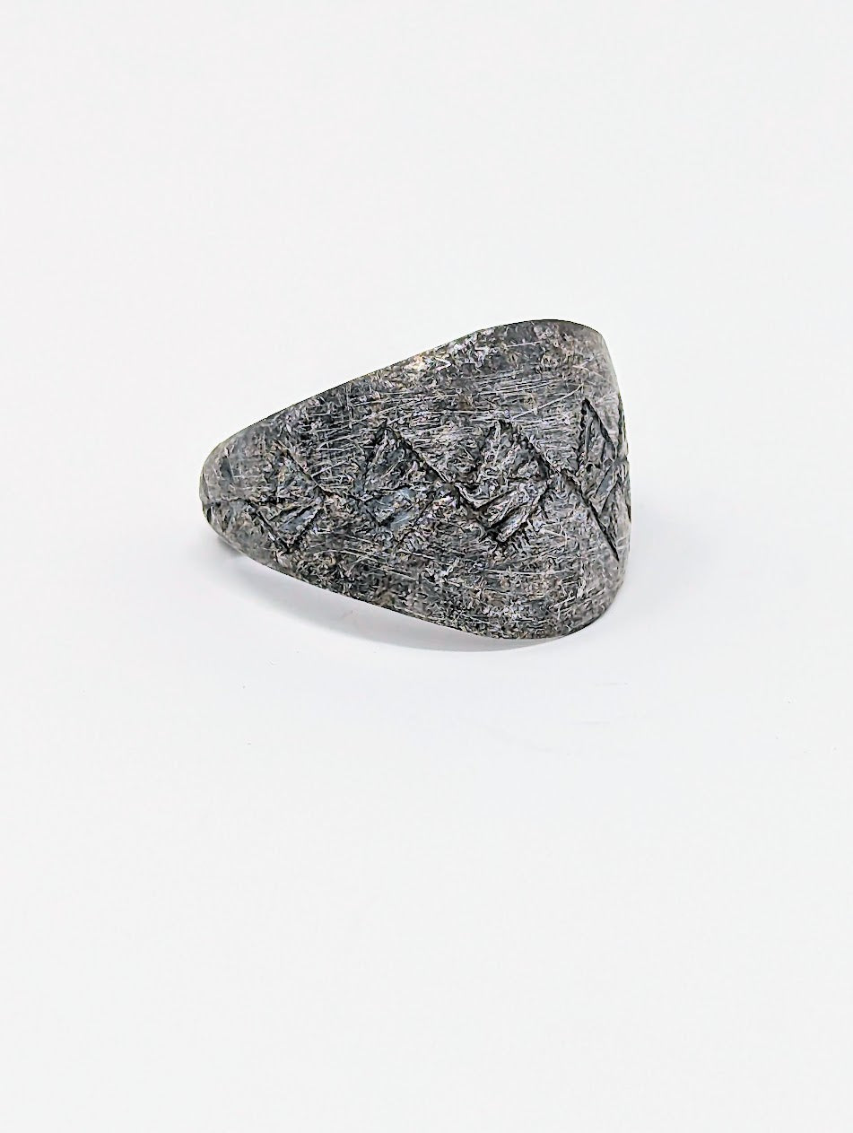 Antique Roman Legionary Ring with Geometric Designed Bezel