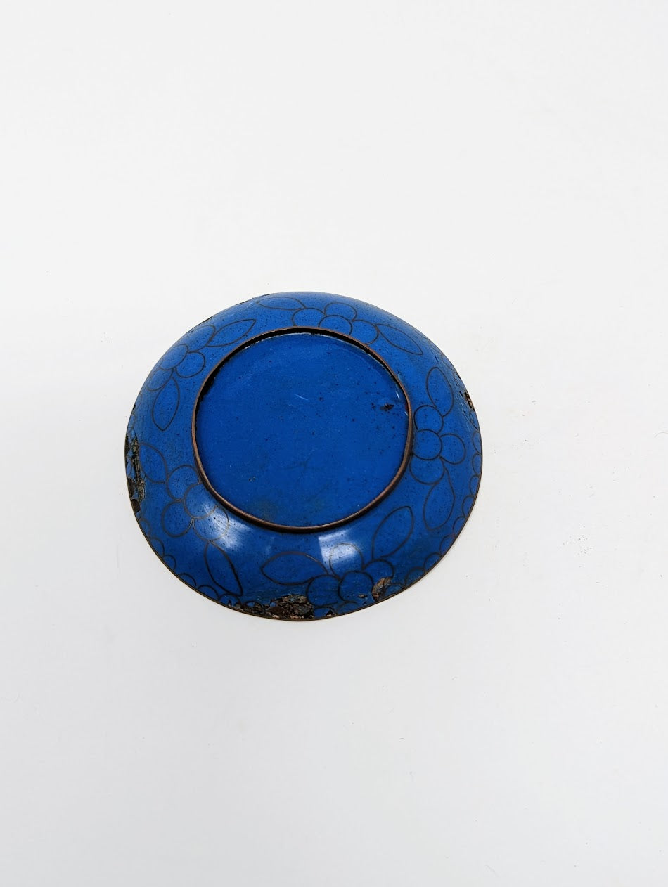 Antique Cloisonné Matchbox Holder & Ashtray | China (c. 1890-1910)